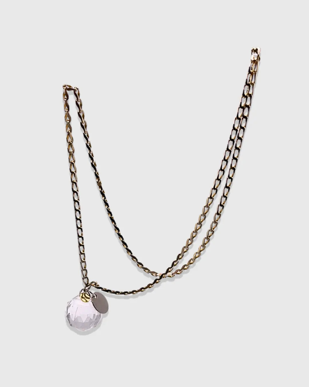 collier du drop 8 "H20" sous le signe de l'eau en argent 925 et perles précieuses de belou upcycling à Lyon